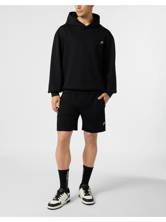 Plein Sport Plein Sport Szorty sportowe 31025 Czarny Jogger Fit