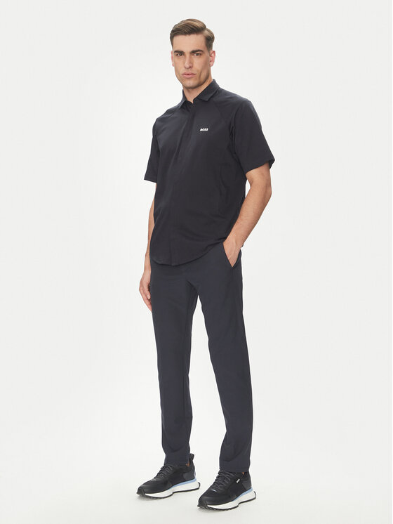 BOSS BOSS Koszula Excurse 50540196 Granatowy Regular Fit