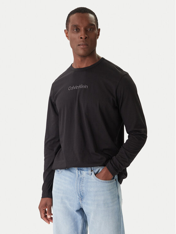 Calvin Klein Underwear Longsleeve 000NM2771E Czarny Regular Fit