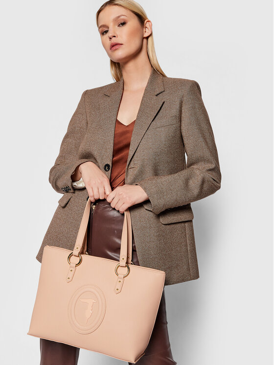 Trussardi Borsetta Lisbona Shopper Md 75B00961 Beige