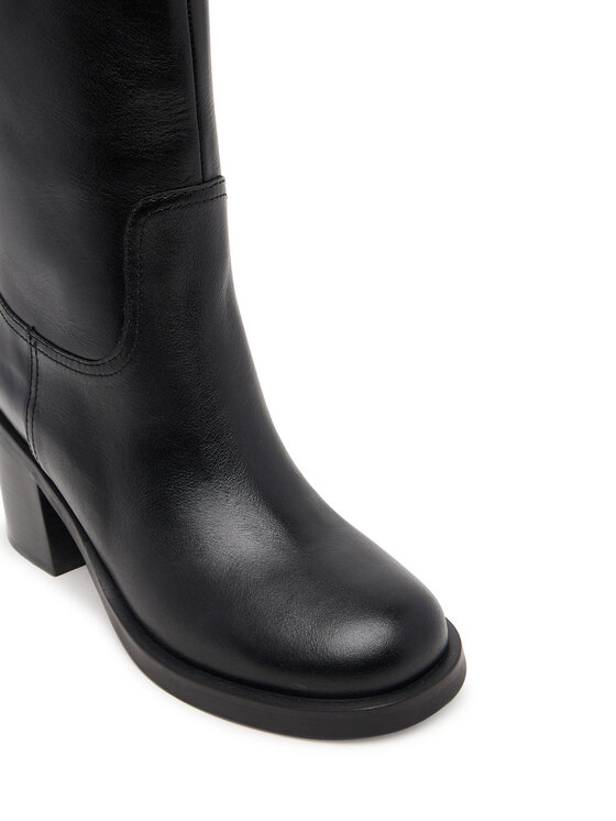 TWINSET TWINSET Kozačky ko252TCP080 Černá