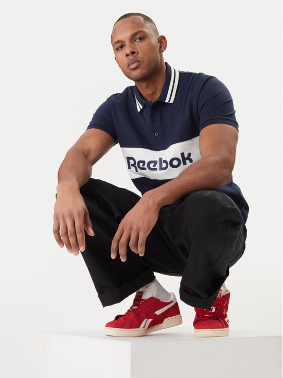 Reebok Reebok Pólóing Arter RK25548CCM Sötétkék Regular Fit