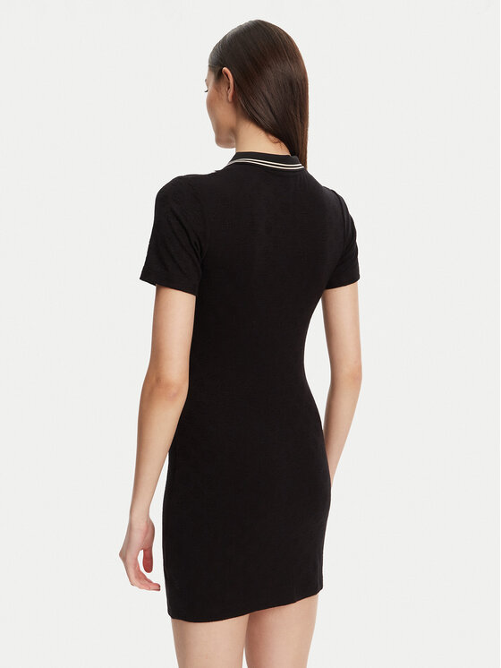 Guess Guess Strickkleid V5YK00 KCX12 Schwarz Regular Fit