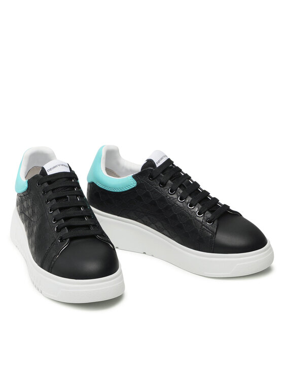 Emporio Armani Emporio Armani Sneakersy X3X024 XN203 Q856 Čierna