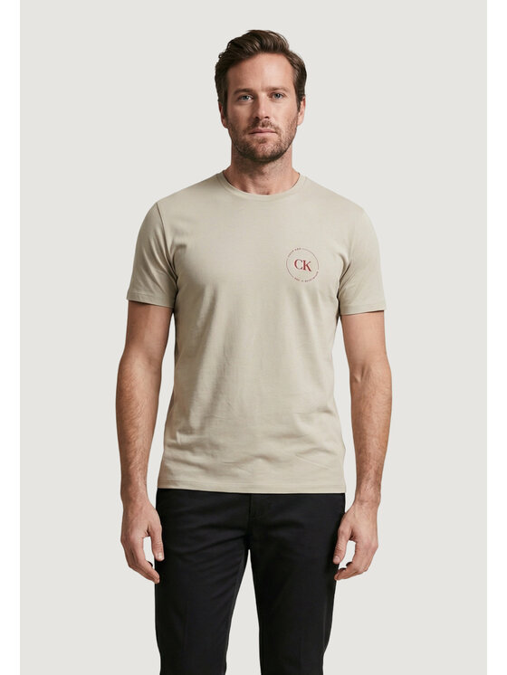 Calvin Klein Jeans Calvin Klein Jeans T-shirt LV04RF801G Beige Casual Fit