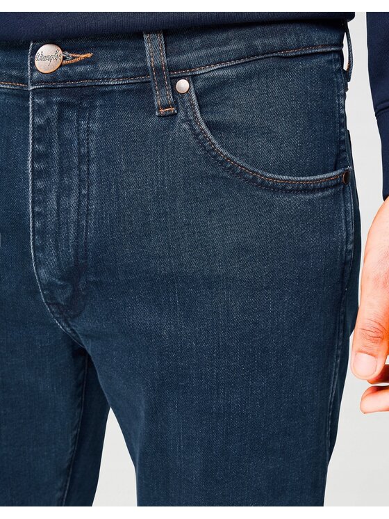 Wrangler Wrangler Jeansy Larston Niebieski Slim Fit