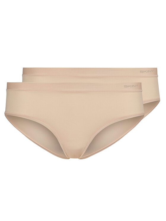 Skiny Skiny Komplet 2 par fig 80078 Beżowy