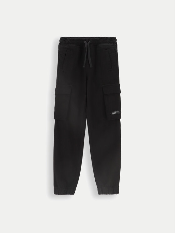 Coccodrillo Coccodrillo Hlače ZC4119101DBJ Crna Slim Fit