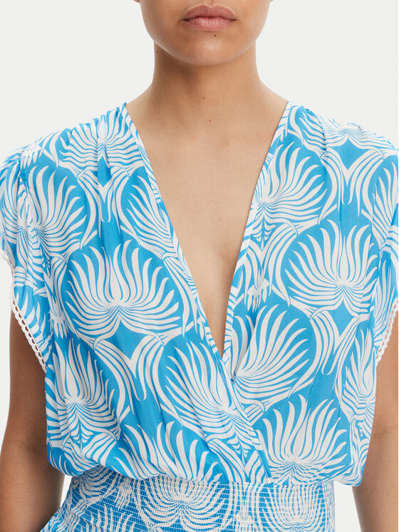 Melissa Odabash Melissa Odabash Sommerkleid Jess Blau Regular Fit