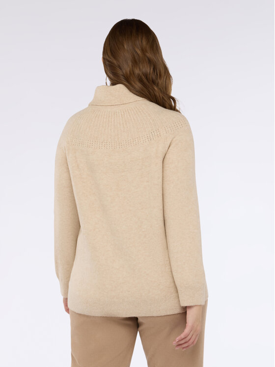 Fiorella Rubino Fiorella Rubino Maglione M059L008322N002 Crema Regular Fit