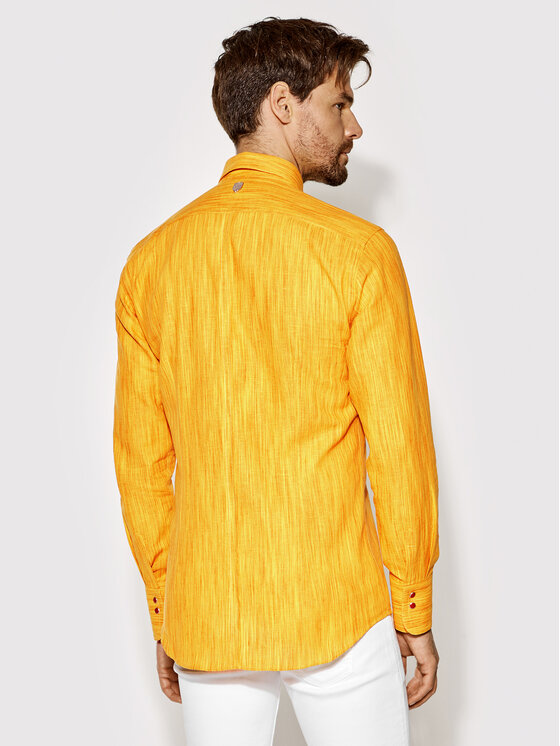 Camicia Aldebaran 1 Giallo Slim Fit