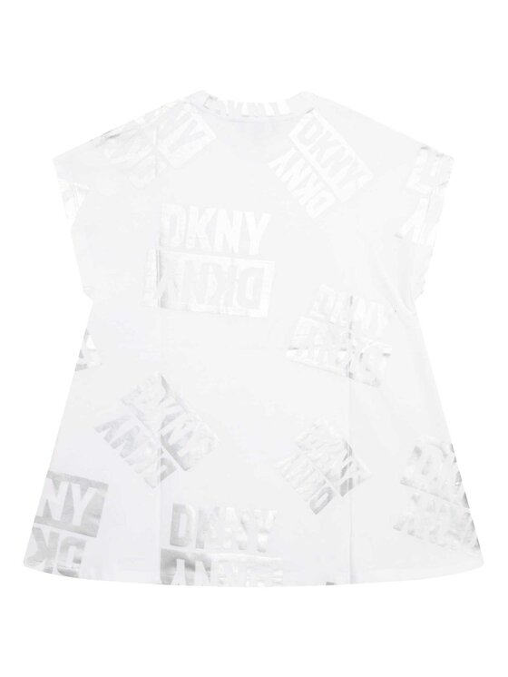 DKNY DKNY Haljina za svaki dan D32884 D Bijela Regular Fit