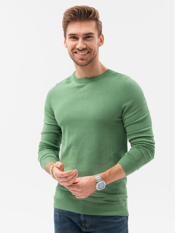 Ombre Ombre Svetr E177 Zelená Regular Fit