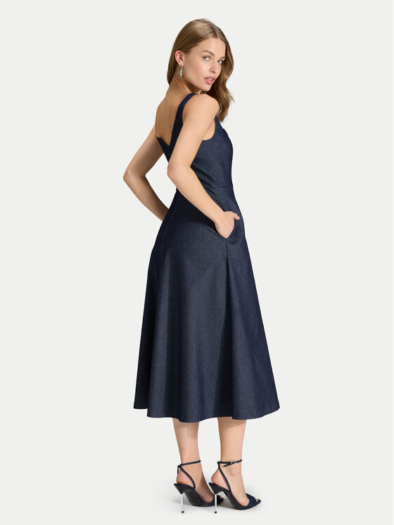 Swing Swing Kokteiļkleita 5AK13800 Tumši zils Regular Fit