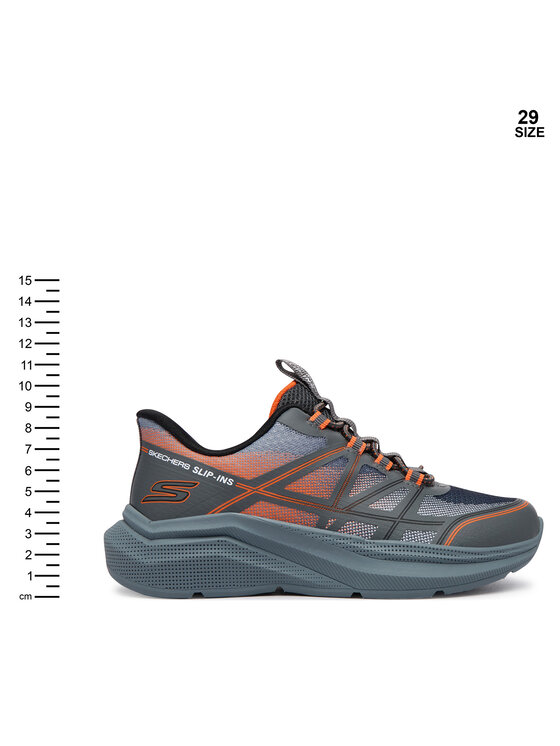 Skechers Skechers Tenisice Microspec Velocity - Grid-Shift 404220L/CCOR Siva