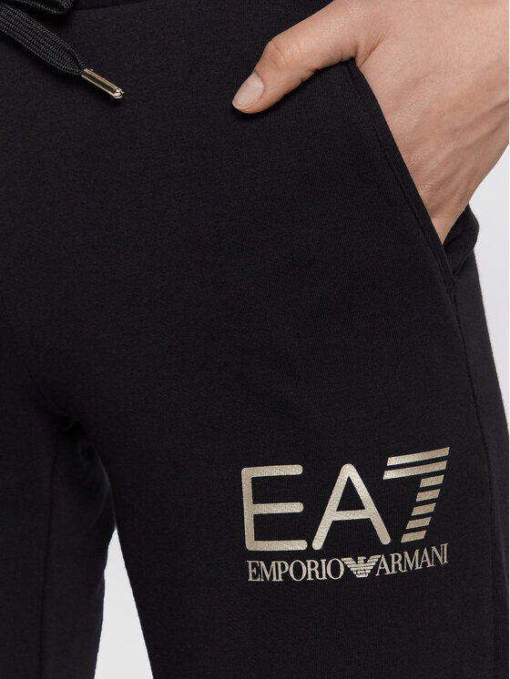 Ea7 Emporio Armani Jogginganzug 6ltv53 Tjcqz 1200 Schwarz Regular Fit