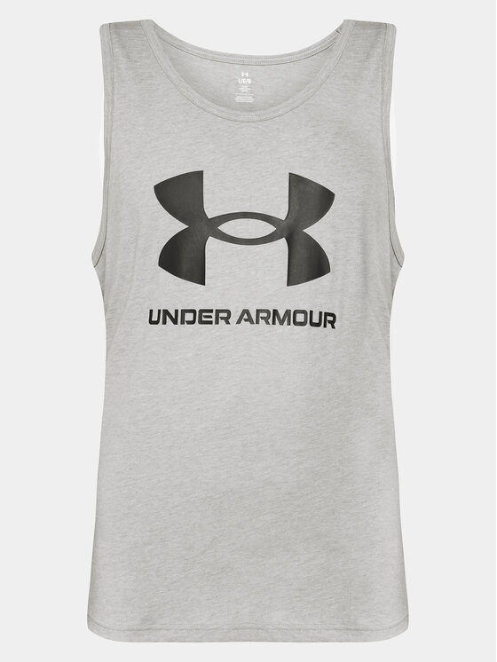 Under Armour Under Armour Tank top Ua Sportstyle Logo Tank 1382883-035 Γκρι Loose Fit