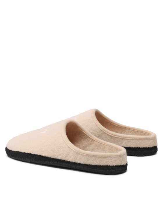 Tommy Hilfiger Tommy Hilfiger Kapcie Indoor Slipper T3A0-32441-1506 S Beżowy