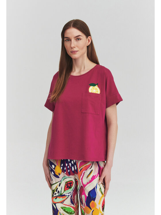 TATUUM TATUUM T-Shirt MONKI 1 Růžová Classic Fit