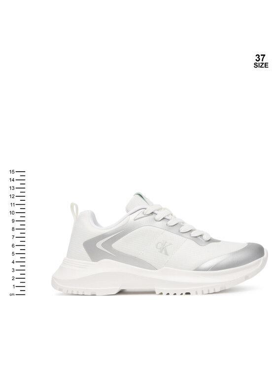 Calvin Klein Calvin Klein Snīkeri Low Cut Lace-Up V3A9-83233-1844X059 S Balts