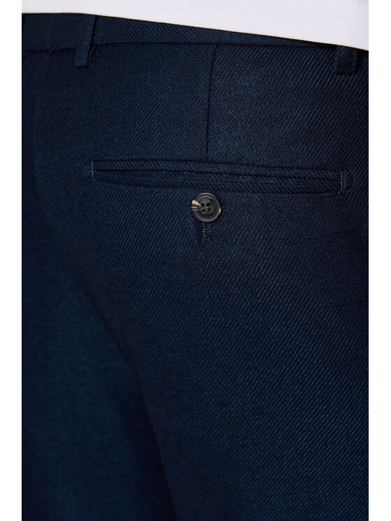 Lancerto Lancerto Spodnie materiałowe Ignacio SP131125000003 Granatowy Slim Fit
