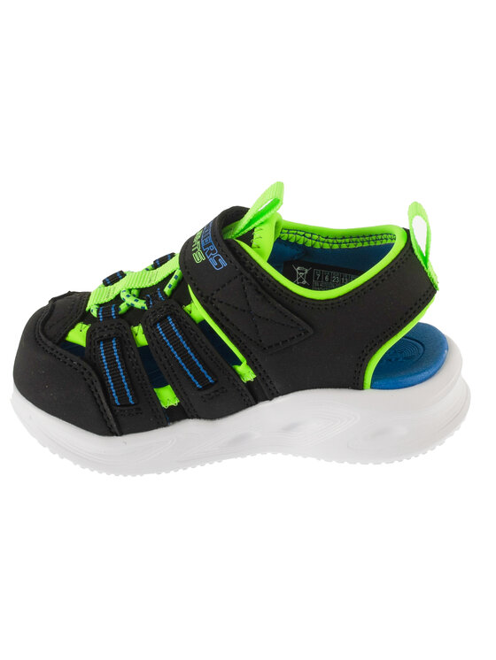 Skechers Skechers Sandały Skechers S-Lights: Sola Glow Sandal - Hyper-Coast Czarny