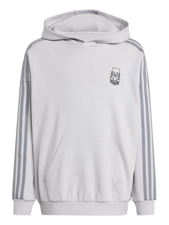 adidas adidas Bluza Minecraft JW7725 Szary Loose Fit