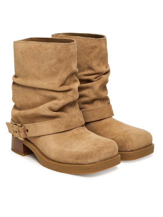MICHAEL Michael Kors MICHAEL Michael Kors Členková obuv Colby 40F5COFE5S Béžová