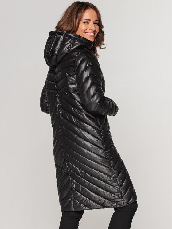 Perso Perso Zimní kabát BLH211007F Černá Regular Fit