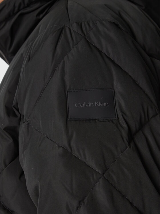 Calvin Klein Calvin Klein Kurtka puchowa Modern Comfort K10K110322 Czarny Relaxed Fit