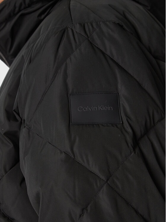 Calvin Klein Calvin Klein Vatovaná bunda Modern Comfort K10K110322 Čierna Relaxed Fit