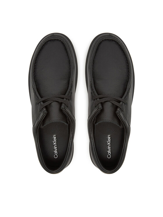 Calvin Klein Calvin Klein Półbuty Hybrid Apron Lace Up Lth HM0HM01893 Czarny