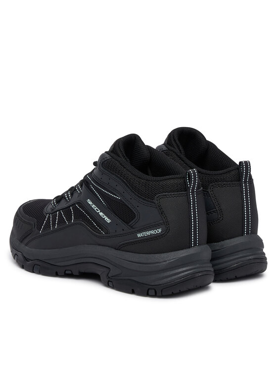 Skechers Skechers Παπούτσια πεζοπορίας Waterproof Relaxed Fit: Trego - Ashaway 180336/BKCC Μαύρο