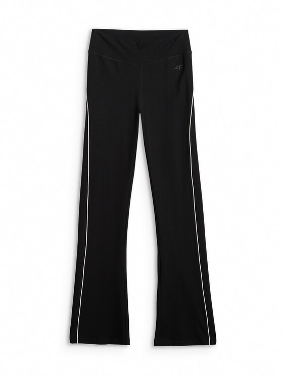 4F 4F Legginsy SPORTS CLUB Czarny Slim Fit