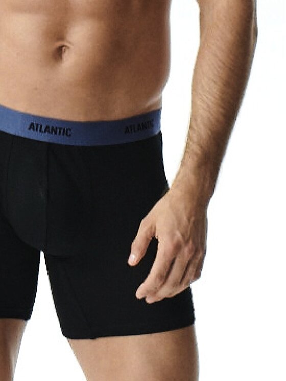 Atlantic Atlantic Bokserki Long Leg Czarny