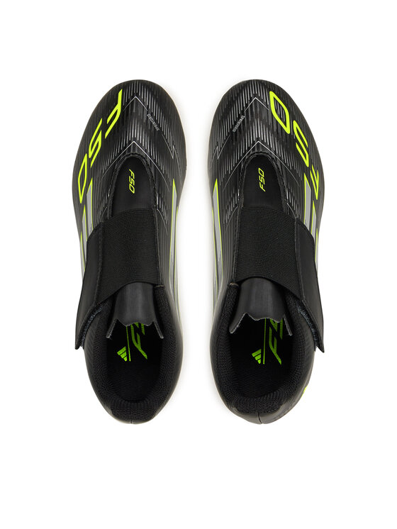 adidas adidas Tenisice za nogomet F50 Club Hook-and-Loop Firm/Multi-Ground Boots Kids JI0037 Crna