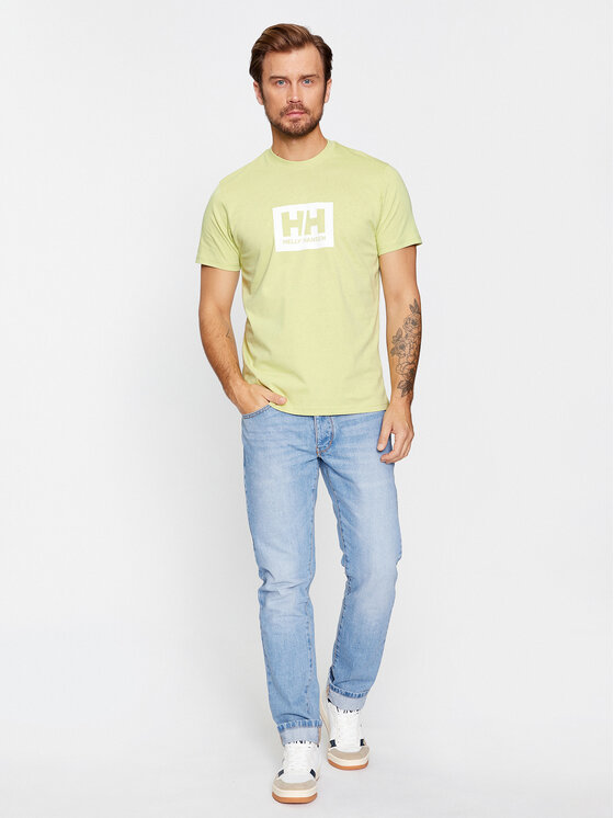 Helly Hansen Helly Hansen Tričko Box 53285 Zelená Regular Fit
