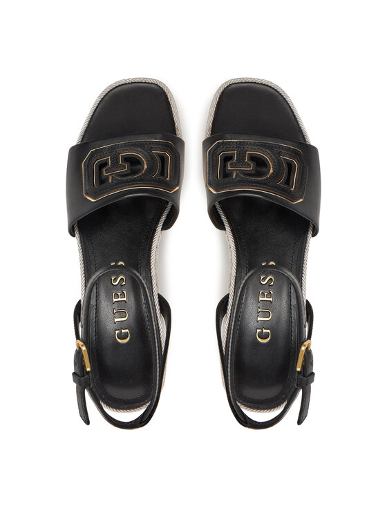 Guess Guess Espadrilles FLJTAN LEA04 Fekete