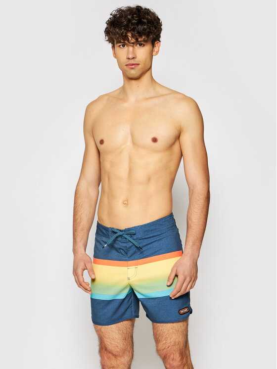 Rip Curl Rip Curl Szorty kąpielowe Mirage Retro Sorbet 16" CBONE4 Kolorowy Regular Fit