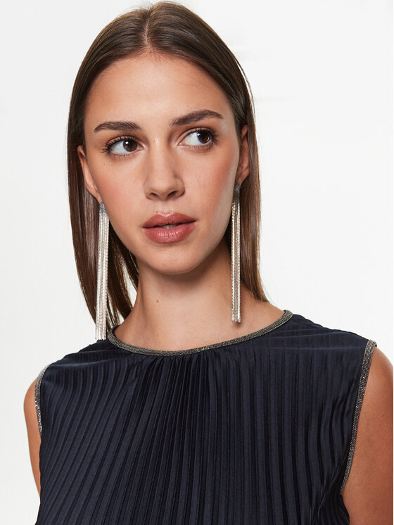 Fabiana Filippi Fabiana Filippi Top TPD273W305 Granatowy Regular Fit