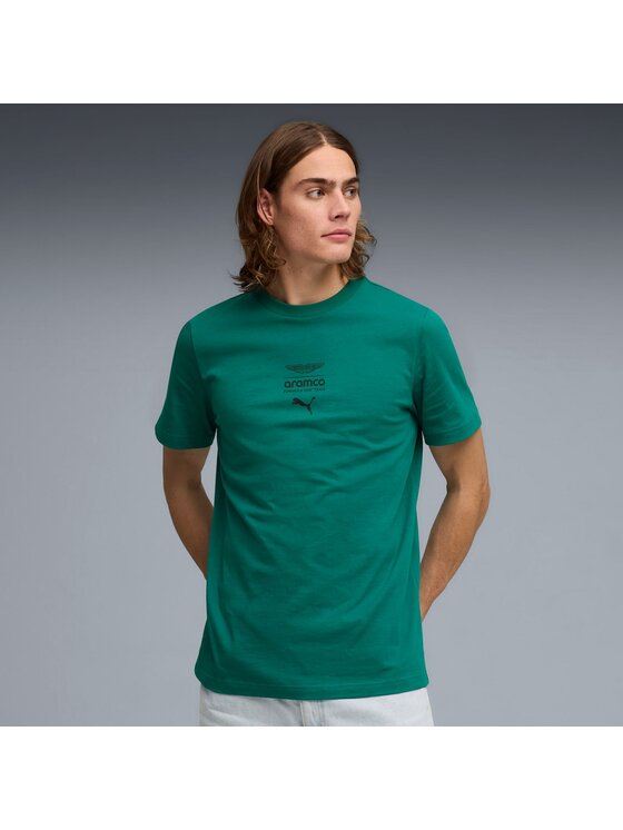 Puma Puma T-Shirt 635393 Zielony Regular Fit