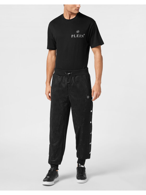 PHILIPP PLEIN PHILIPP PLEIN Jogger nohavice 11463 Čierna Jogger Fit