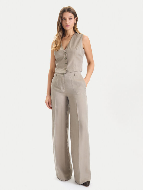 Guess Guess Παντελόνι υφασμάτινο W5YB02 WH5N2 Μπεζ Regular Fit