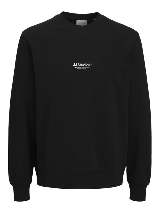 Jack & Jones Jack & Jones Mikina Soho 12278791 Černá Relaxed Fit