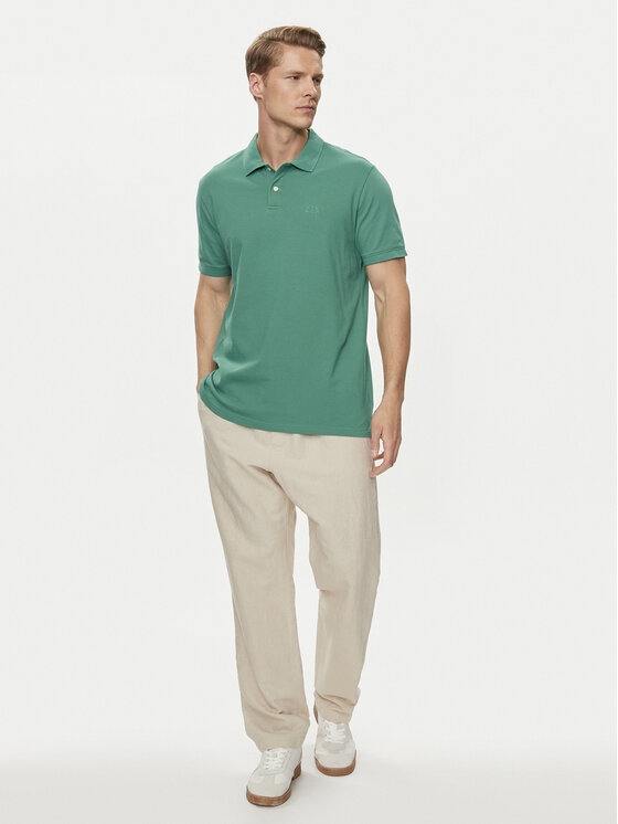 Gap Gap Polo 586306-16 Zielony Regular Fit
