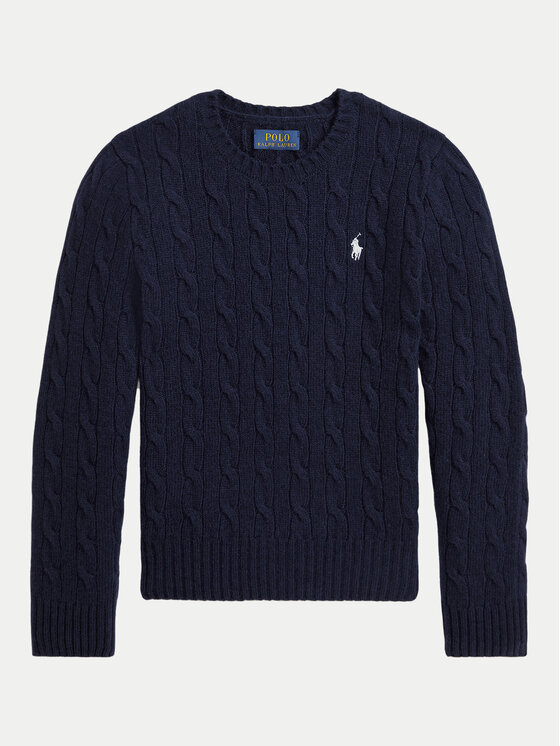 Polo Ralph Lauren Sveter 313877375008 Tmavomodrá Regular Fit