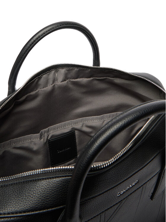 Calvin Klein Calvin Klein Torba na laptopa Emblem Aop Emboss Commuter LV04D3329G Czarny