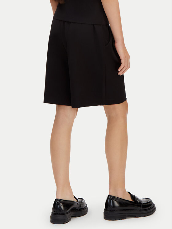 Calvin Klein Calvin Klein Szorty materiałowe Punto Milano LVCKSJC21G Czarny Relaxed Fit