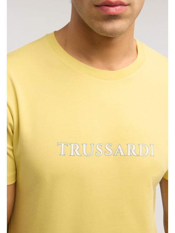 Trussardi Trussardi T-Shirt G0498000106N028 Żółty Regular Fit