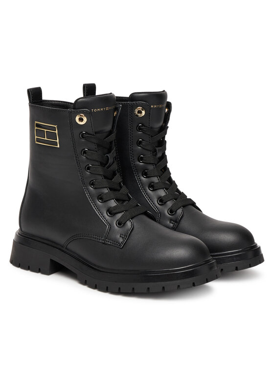Tommy Hilfiger Tommy Hilfiger Outdoorová obuv T3A5-34015-1355999 Čierna